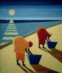 Beach Bums, 1997 (oil on canvas) | Obraz na stenu