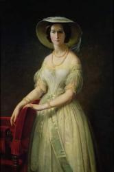 Empress Eugenie (1826-1920) c.1853 (oil on canvas) | Obraz na stenu