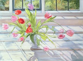 Tulips in the Evening Light, 1990 | Obraz na stenu