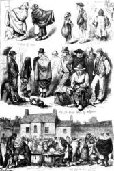 Sketches at Galway, illustration from 'The Illustrated London News', 1880 (engraving) | Obraz na stenu