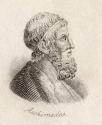 Archimedes of Syracuse (engraving) | Obraz na stenu