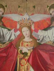 Detail of the Coronation of the Virgin, 1453-54 (oil on panel) | Obraz na stenu