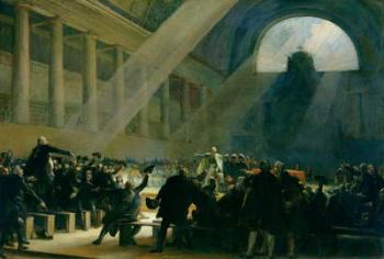 Mirabeau Answering Dreux-Breze, at a National Assembly Meeting, 23rd June 1789, 1830 (oil on canvas) | Obraz na stenu