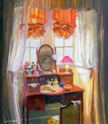 The Dressing Table (oil on board) | Obraz na stenu