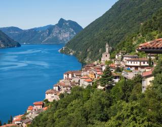 Albogasio, Como Province, Lombardy, Italy (photo) | Obraz na stenu