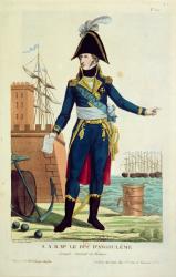 Louis-Antoine de Bourbon (1775-1844) Duke of Angouleme (coloured engraving) | Obraz na stenu