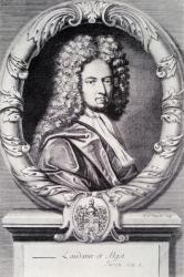 Daniel Defoe, engraved by Michael Van der Gucht (1660-1725) (engraving) | Obraz na stenu