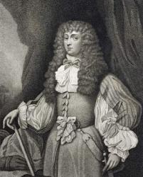 Frances Teresa Stewart, Duchess of Richmond and Lennox, engraved by Rivers, from 'Iconographia Scotica, or Portraits of Illustrious Persons of Scotland' by John Pinkerton, published London, 1797 (litho) | Obraz na stenu