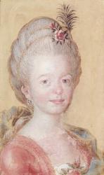 Portrait of the daughter of Carl Linnaeus (1707-78) (pastel on paper) | Obraz na stenu