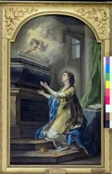 St. Clotilda (474-545) (oil on canvas) | Obraz na stenu