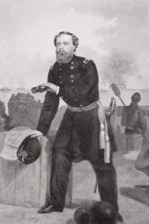 Portrait General Quincy Adams Gillmore (1825-88) (litho) | Obraz na stenu