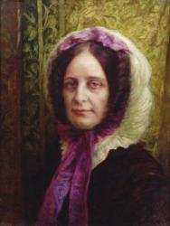 Portrait of The Baroness of Villeguy (oil on canvas) | Obraz na stenu