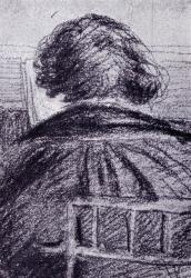 Alfred Lord Tennyson (1809-92) (engraving) | Obraz na stenu