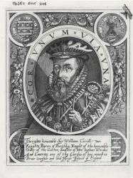 William Cecil, 1st Baron Burghley (engraving) | Obraz na stenu