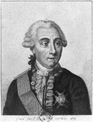 Count Louis de Marbeuf (1712-86) 1829 (b/w photo) | Obraz na stenu