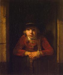 Boy Looking through the Window, c.1647 (oil on canvas) | Obraz na stenu