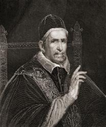Pope Innocent X, 1574 -1655, born Giovanni Battista Pamphilj (or Pamphili). From The History of the Popes, Their Church and State, published 1853. | Obraz na stenu