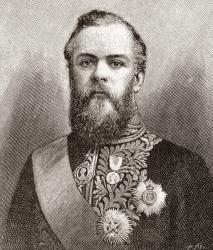 Victor Alexander Bruce, 9th Earl of Elgin, 13th Earl of Kincardine, 1849 1917, aka Lord Bruce until 1863. British politician who served as Viceroy of India. From The Strand Magazine, published 1896 | Obraz na stenu