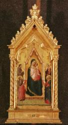 Virgin and Child with Saints (tempera on panel) | Obraz na stenu