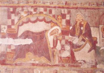 The Nativity, from the choir (fresco) | Obraz na stenu