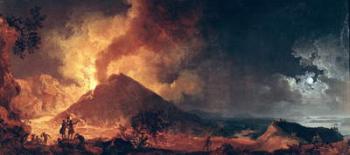 The Eruption of Mount Vesuvius in 1771 (oil on canvas) | Obraz na stenu