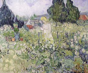 Mademoiselle Gachet in her garden at Auvers-sur-Oise, 1890 (oil on canvas) | Obraz na stenu