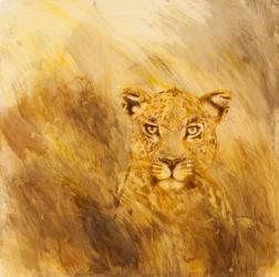 Leopard head, 2014 (oil on canvas) | Obraz na stenu