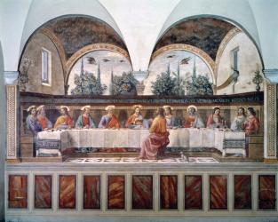 The Last Supper (fresco) | Obraz na stenu