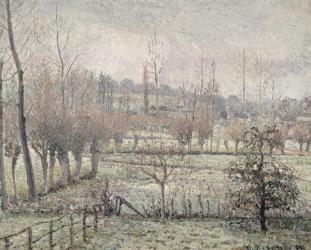 Snow Effect at Eragny, 1894 (oil on canvas) | Obraz na stenu