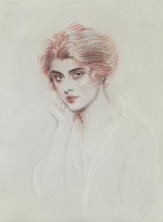 The Artist's Daughter (coloured pencil on paper) | Obraz na stenu