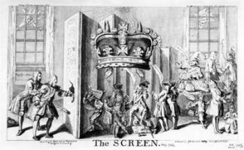 The Screen, 1742 (etching) | Obraz na stenu