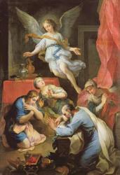 Archangel Raphael makes himself known, 1733 (oil on canvas) | Obraz na stenu