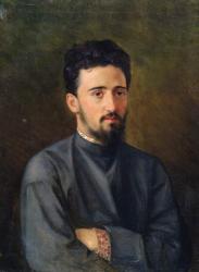 Portrait of Vsevolod M. Garshin, 1878 (oil on canvas) | Obraz na stenu