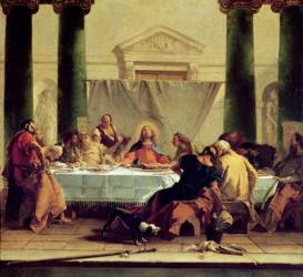 The Last Supper, 1745-50 (oil on canvas) | Obraz na stenu