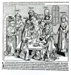 Circumcision, from 'Liber Chronicarum' by Hartmann Schedel (1440-1514) (woodcut) (b/w photo) | Obraz na stenu