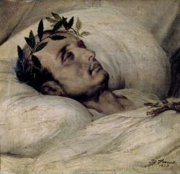 Napoleon I (1769-1821) on his Deathbed, 1825 (oil on canvas) | Obraz na stenu