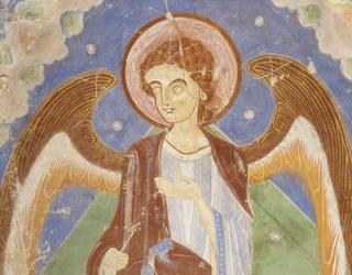 Angel from the east wall (fresco) | Obraz na stenu