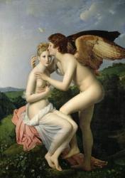 Psyche Receiving the First Kiss of Cupid, 1798 (oil on canvas) | Obraz na stenu