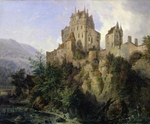 Eltz Castle (oil on canvas) | Obraz na stenu