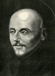 St. Ignatius of Loyola (engraving) | Obraz na stenu