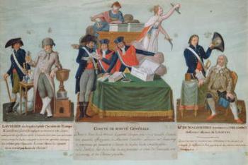 Lavoisier, the Comite de Surete Generale and Malesherbes, 18th century (gouache) | Obraz na stenu