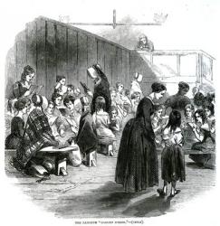The Lambeth Ragged School, illustration from 'The Illustrated London News', April 11th 1846 (engraving) | Obraz na stenu