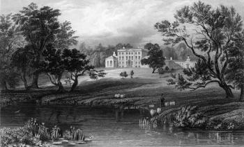 Mistley Hall, Essex, engraved by John Carr Armytage, 1832 (engraving) | Obraz na stenu