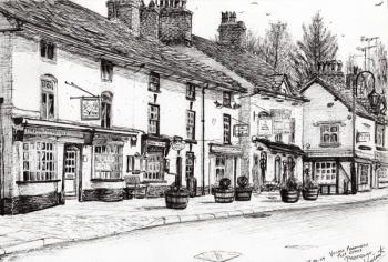 Post office Prestbury, 2009, (ink on paper) | Obraz na stenu