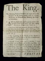 Broadsheet discussing the Madness of King George III, 1788 (news print) | Obraz na stenu