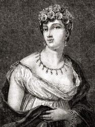 Thérésa Cabarrus, Madame Tallien, from 'Histoire de la Revolution Française' by Louis Blanc (engraving) | Obraz na stenu