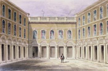 The Inner Court of Drapers' Hall, 1854 (w/c on paper) | Obraz na stenu