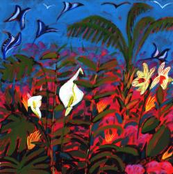 Exotic Garden, 2008 (acrylic on board) | Obraz na stenu