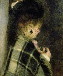 Young Woman with a Small Veil, c.1875 (oil on canvas) | Obraz na stenu