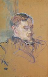 Monsieur Romain Coolus, 1899 (oil on card) | Obraz na stenu